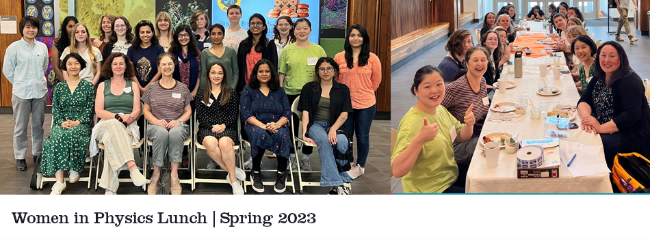 women in physics lunch spring 2023