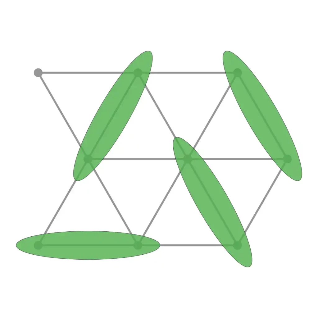 An illustration of the lattice examined by Phil Anderson in the early '70s.