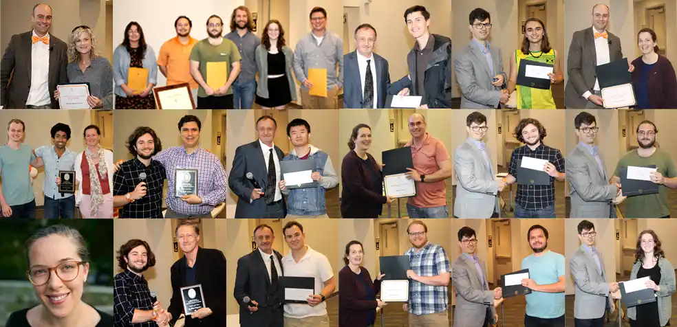 A collage of awards recipients for 2023