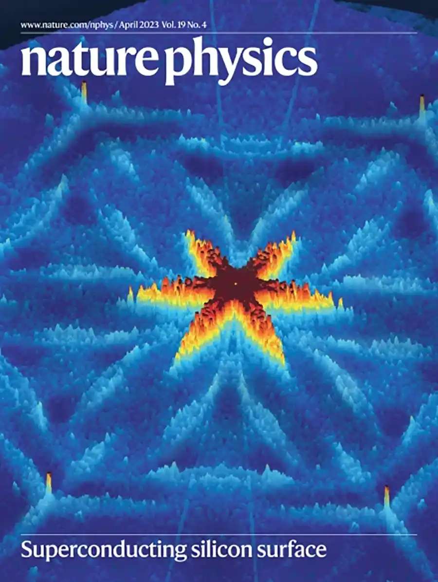 Nature Physics Magazine Cover for the issue that featured the article referenced in this post