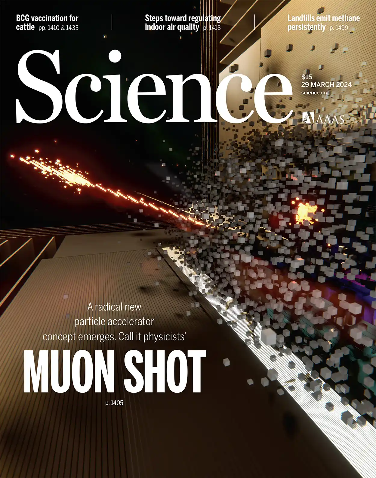 Image of Science Magazine Cover 29 March 2024, Used with Permission