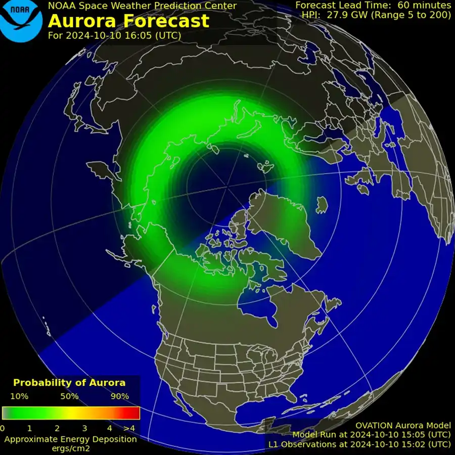 NOAA Geomagnetic Storm Alert October 2024