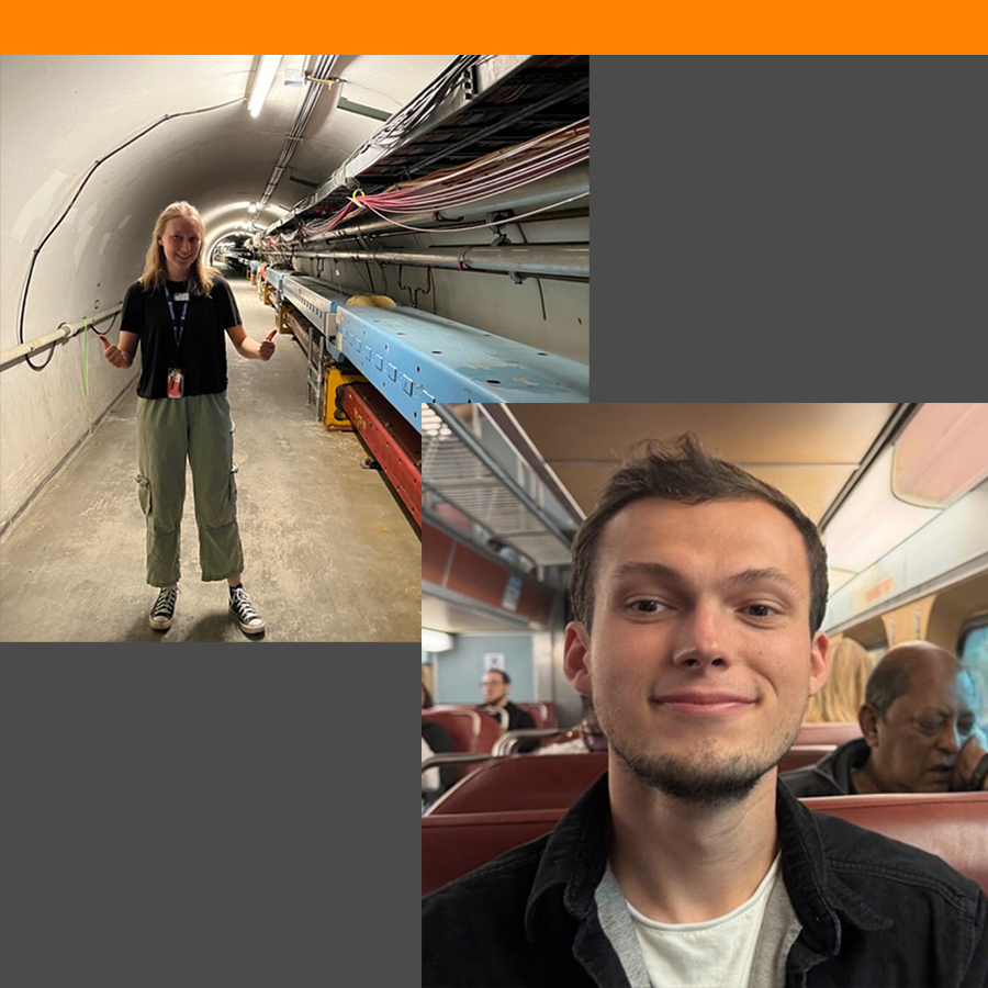 Composite image of Caroline Riggall and Aidan Gardner-O’Kearny